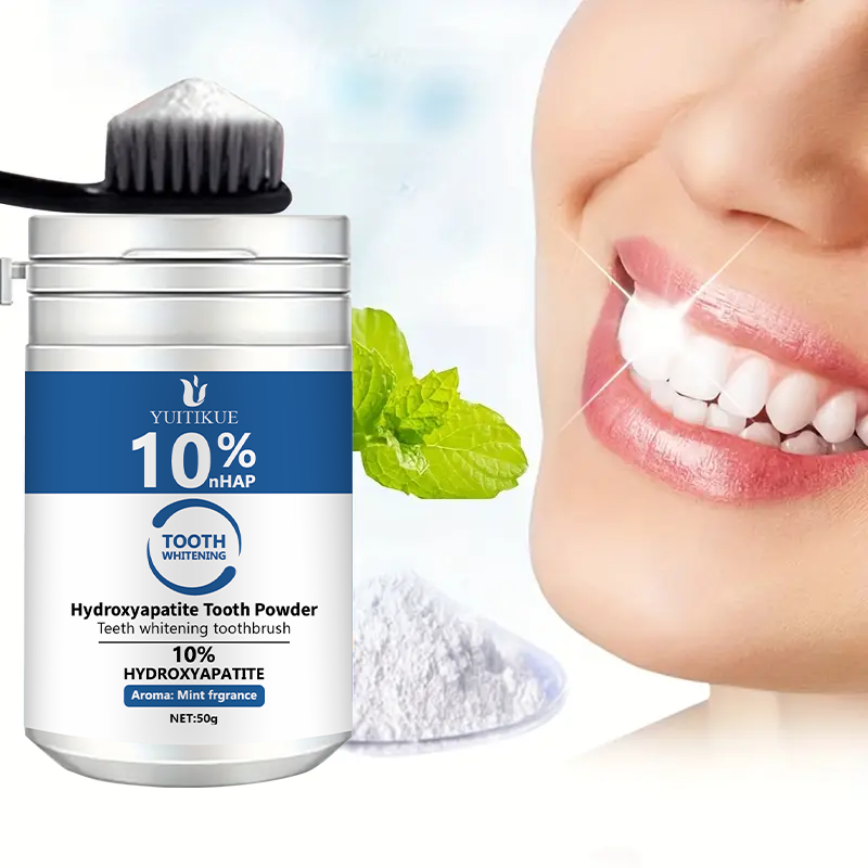 Teeth Whitening Q&M - YUTIKUE 10 % nHAP-Zahnpulver 50 g