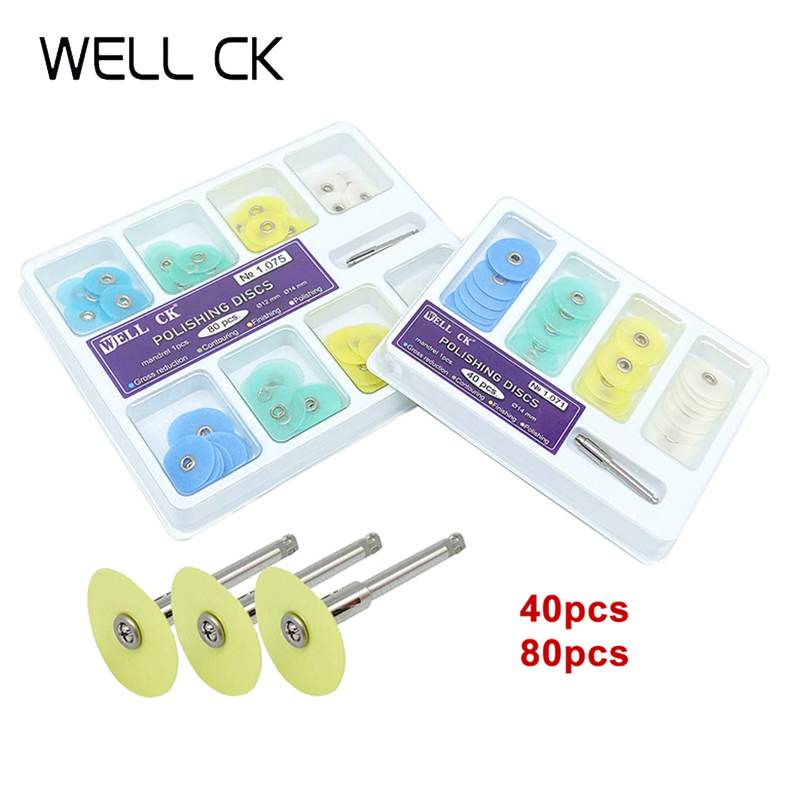 Teeth Whitening Uk - WELL CK 40/80 Stücke Dental Polierscheiben
