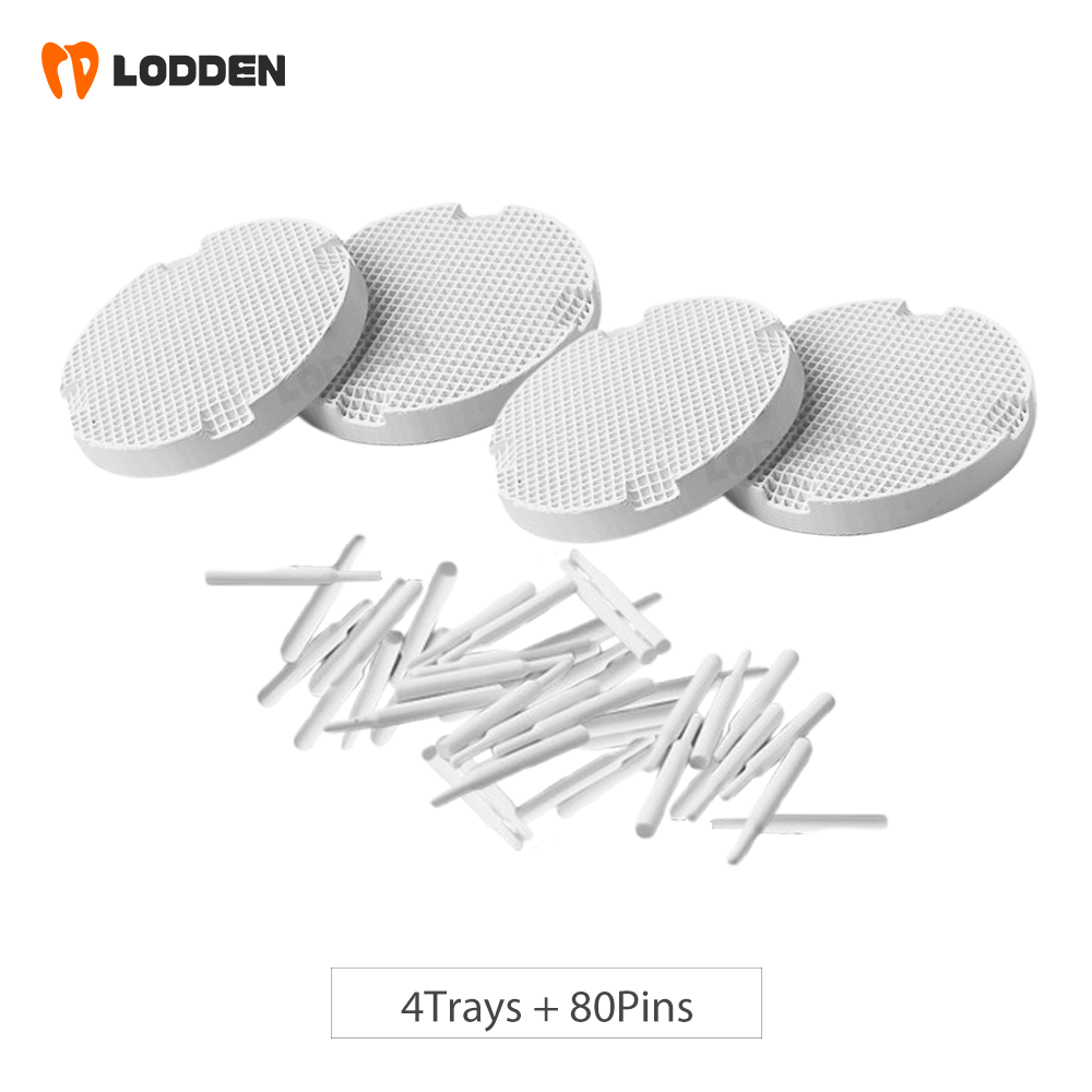 Teeth Whitening Trays - LODDEN Keramik-Waben-Brenntabletts und Zirkonoxidstifte, Zubehör für