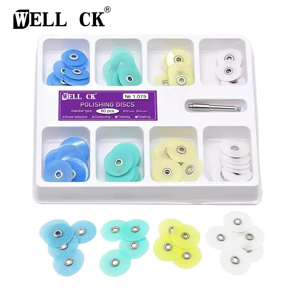 Teeth Whitening Professional - WELLCK Zahnpolierscheiben, Brutto-Reduktion, Konturierungsdorn, Verbrauchsmaterialien, Streifen,