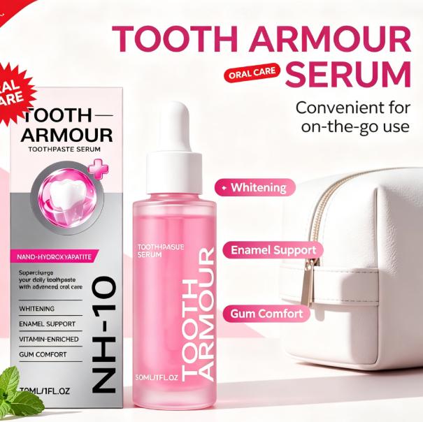 Enamel Repair Serum - Tooth Armour Serum Nano-Hydroxyapatit Zahnaufhellungs-Essenz Zahnschmelz-Reparatur