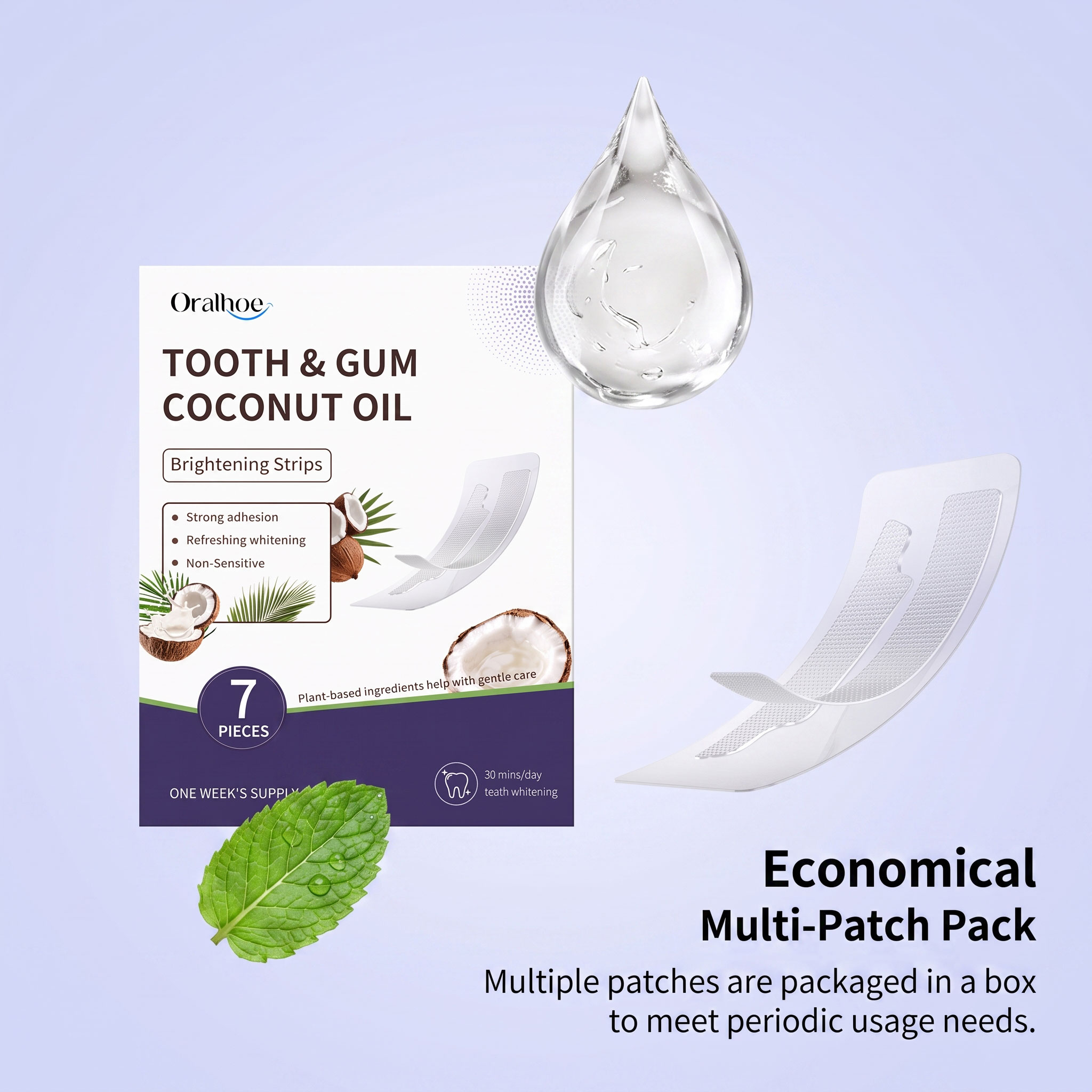 Kokosöl-Zahnstreifen für Frisc – Teeth Whitening With Coconut Oil Bewertung und Preis
