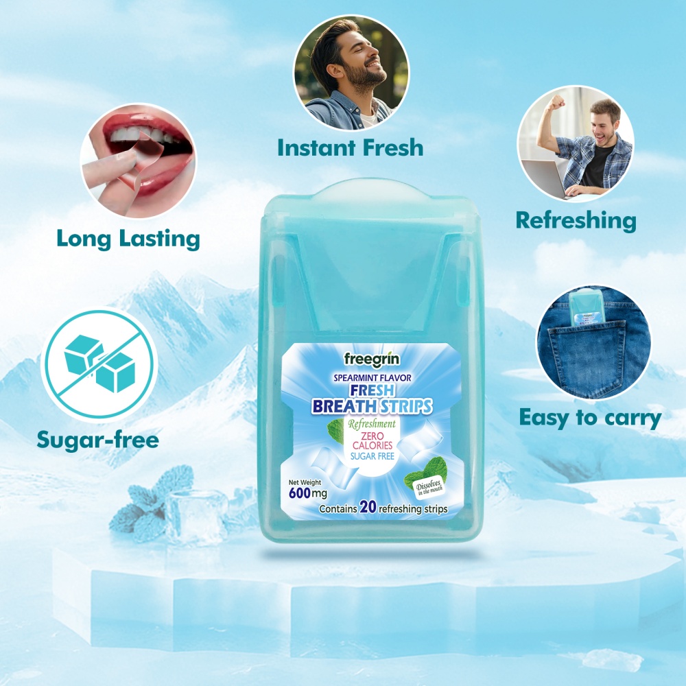 FREEGRIN Spearmint-Geschmack F – Teeth Whitening Fast Bewertung und Preis