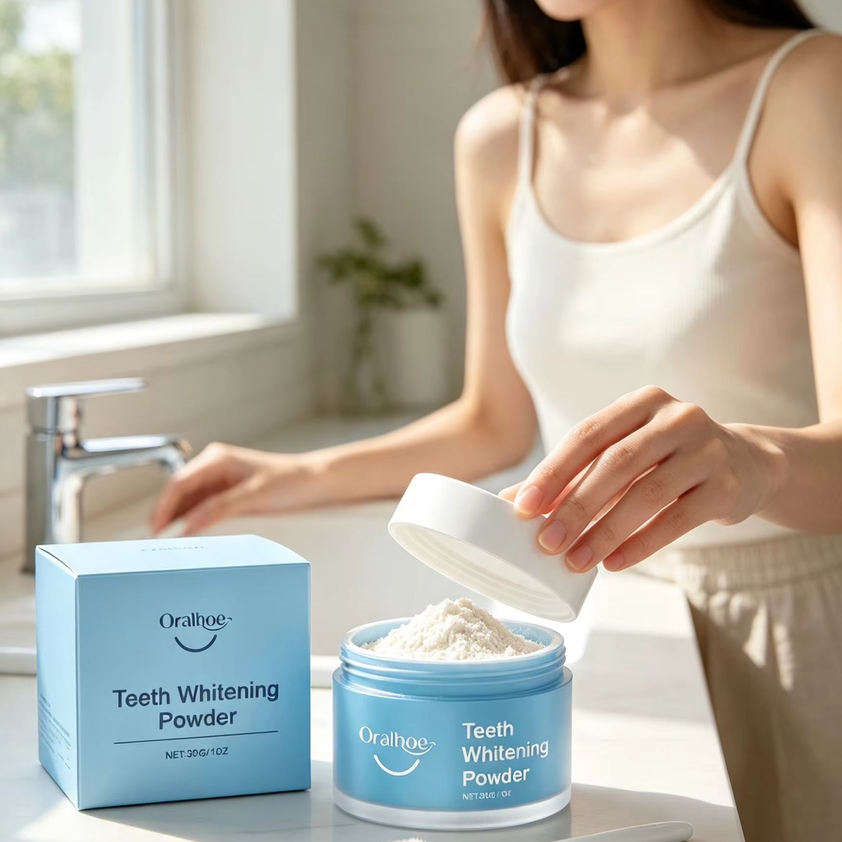 Oralhoe Zahnpulver zum Zähnepu – Teeth Whitening Zimba Bewertung und Preis