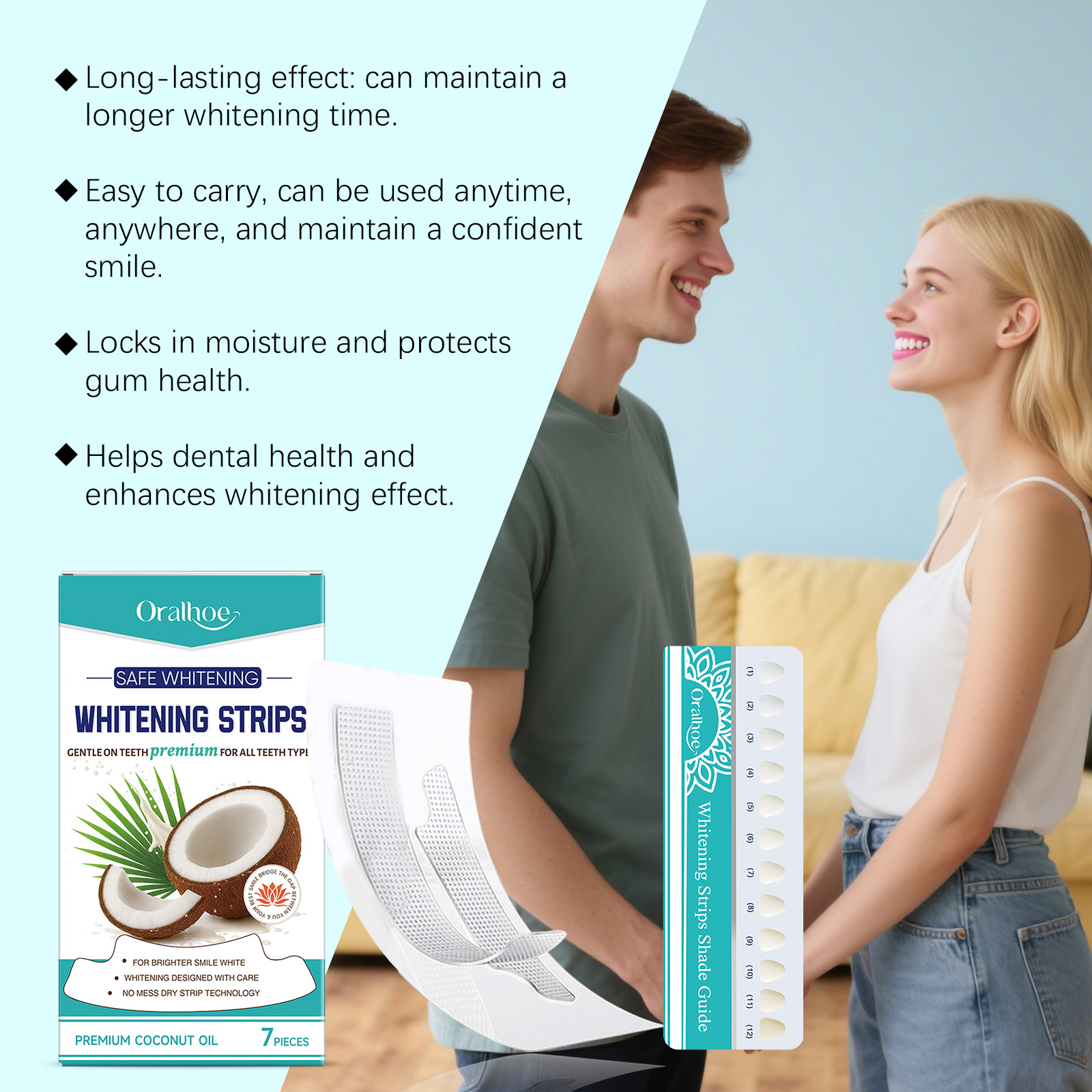 Zahnaufhellungsstreifen mit Ko – Teeth Whitening With Coconut Oil Bewertung und Preis