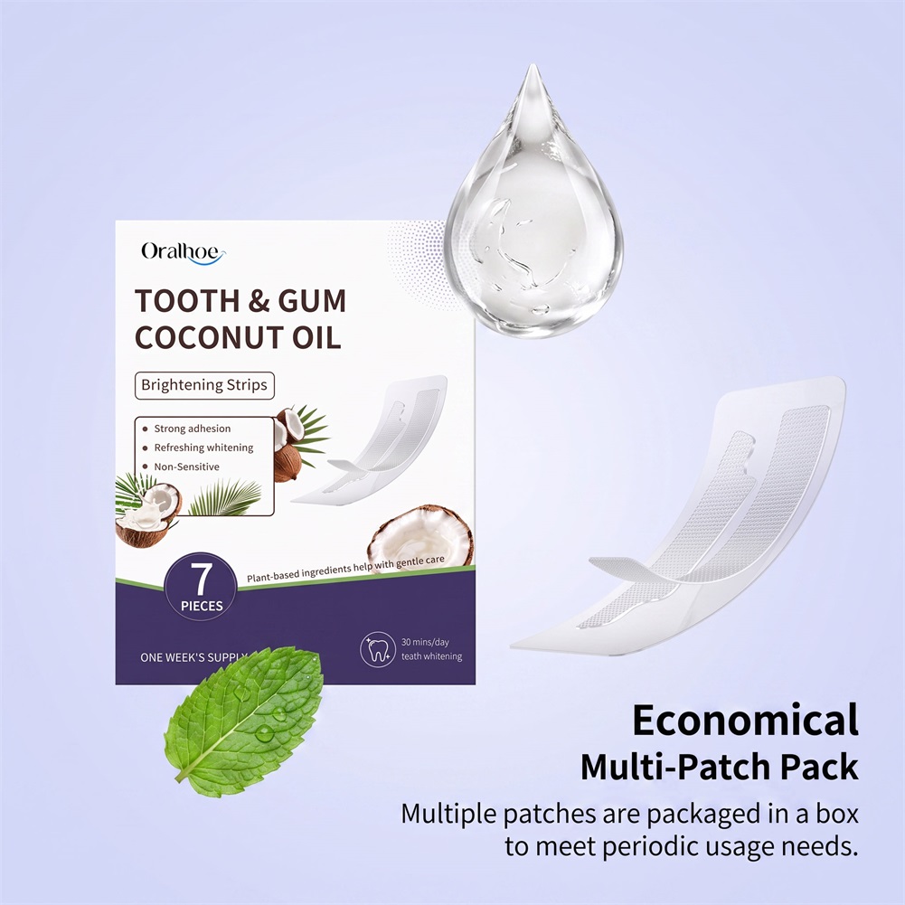7 Stück Zahnfleisch-Aufhellung – Teeth Whitening With Coconut Oil Bewertung und Preis